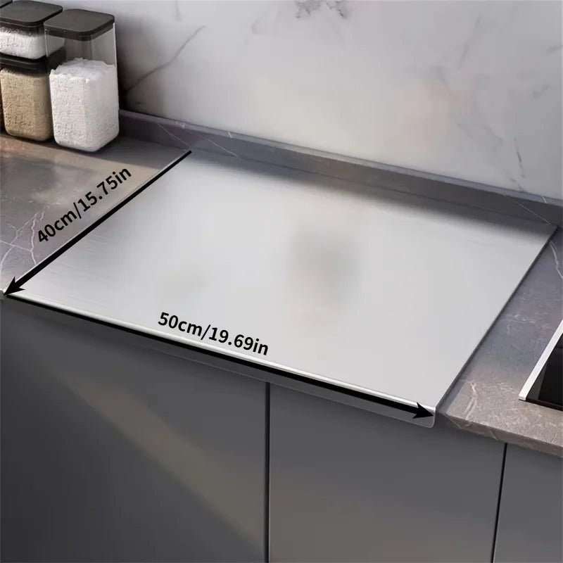Tabla de cortar plegable de acero inoxidable, utensilios de cocina, barbacoa, utensilios de cocina, accesorios de cocina para uso doméstico y exterior