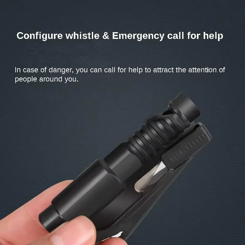 Safety Hammer Car Escape Tool 3-In-1 Window Breaker Seat Belt Cutter Compact Emergency Hammer Escape Tool for Car Accessories